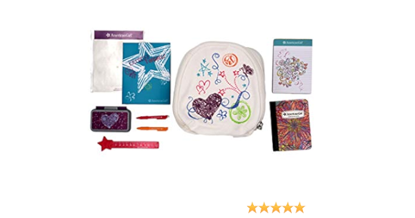 American girl doodle backpack set Clearance