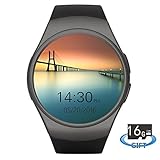 Smartlife Bluetooth Wrist Smart Watches with Camera Heart Rate Support SIM TF Card for IOS iPhone Android Samsung Sony LG Smart Phones (Black)