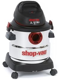 Shop-Vac 5986000 5-Gallon 4.5 Peak HP Stainless Steel Wet Dry Vacuum