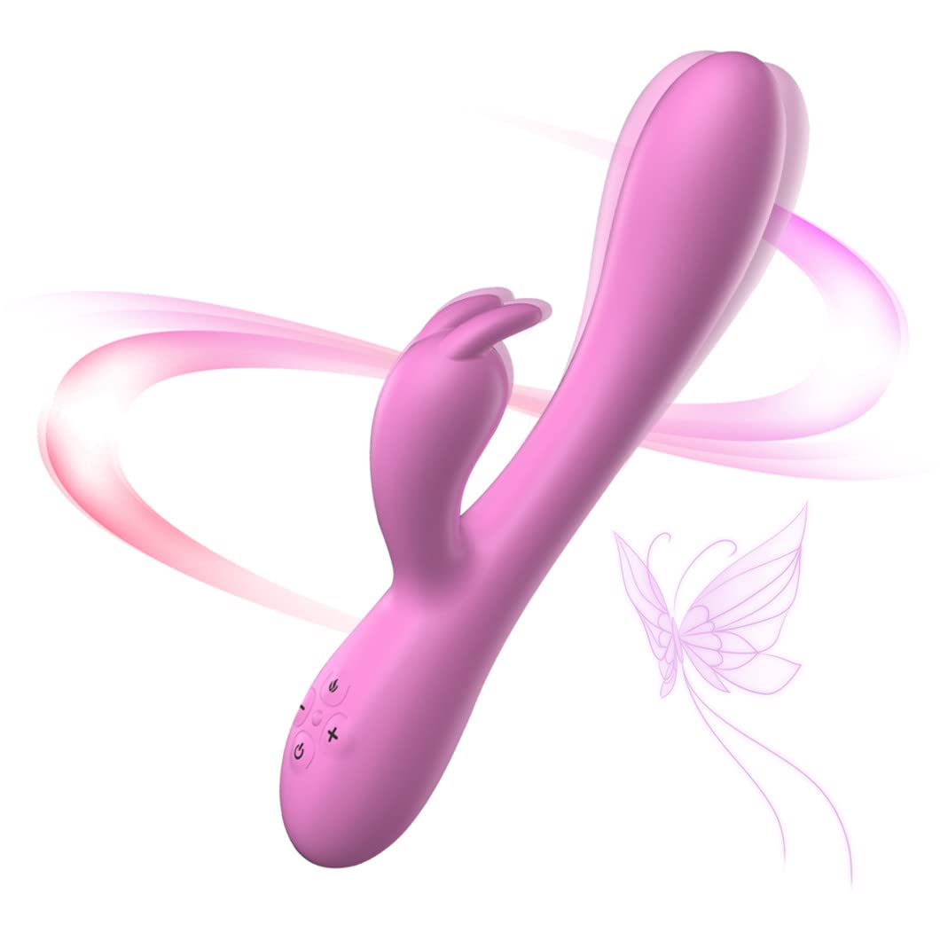 Vibrato.r.s.s Soft Rabb.i.t Vibratorter Woman Handheld Electric Vibrating Bull.e.t for WOM.a.N Silent for UK, 10 Patterns USB Rechargeable