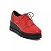Lucksender Womens Lace-up Platform Fashion Oxfords Shoes With Tassels