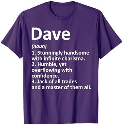Amazon.com: Dave Definition - Cute Personalized Name Gift for