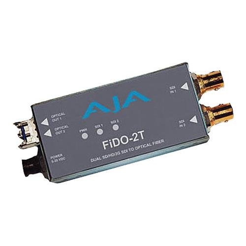AJA FiDO-2T Dual Channel SDI to LC Fiber Mini Converter (FiDO-2T)