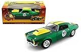 New 1:18 JOHNNY LIGHTNING DUKES OF HAZZARD - GREEN 1970 COOTER'S CHEVROLET CAMARO #99 Diecast Model Car By Johnny Lightning