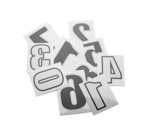 SLS3 Temporary Race Number Tattoo | Temporary Tattoos Numbers Pack of 100 | Ideal for Triathlon | Running | Cycling (100)