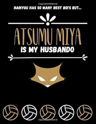 Atsumu Miya Xl Anime Notebook 150 Pages 8 5 X 11 Inches Work Book Diary Journal V League Xl Haikyuu Boys By Amazon Ae