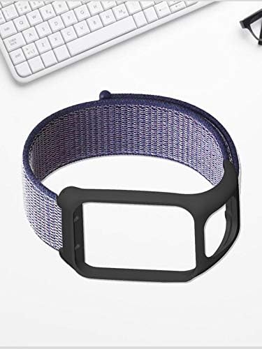 rainrain27 Nylon Canvas Watch Strap, Replacement Watch Band, Bracelet Accessories, Compatible for Tomtom Runner3 & Tomtom Adventurer