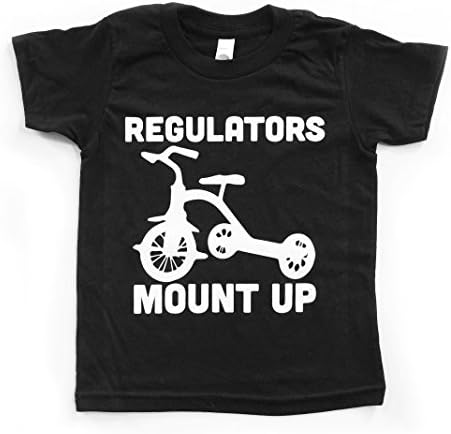 Regulators Mount Up Black Unisex Baby Tee (6-12 Months)
