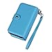 Urvoix for iPhone Xs Case, iPhone X Case, Leather Zipper Wallet Handbag with Strap, Detachable Magnetic Case with Flip Card Holder Cover for iPhone 10 / Xs/X Blue