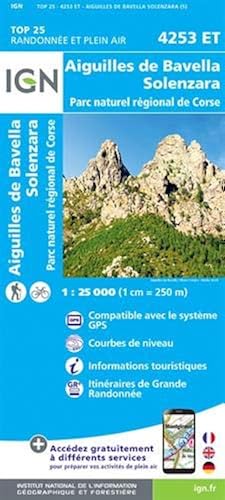 Download IGN Aiguilles de Bavella - Carte topographique PDF