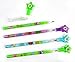 TINYMILLS 24 Pcs Monsters Multi Point Pencils Stackable Pencil with Eraser for Halloween Monster Party Favor Prize Carnival Goodie Bag Stuffers Classroom Rewards