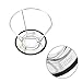 Firlar Pour Over Coffee Filter Fine Grade 304 Stainless Steel Double Mesh Paperless Coffee Dripper Reusable Coffee Maker with Separate Stand Rubber Grip