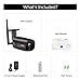 Outdoor WiFi Security Camera, 1080P Home Surveillance Camera ANRAN 2.0MP Wireless Bullet IP Camera with Free App,Two-Way Audio, Night Vision, Motion Detection, Max Support 128GB SD Card (Not Include)