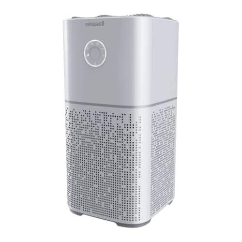 BISSELL Air180 Air Purifier For Home, Bedroom, HEPA Filter, Filters Smoke, Allergies, Pet Dander, Odor, Dust, Gray, 3496+