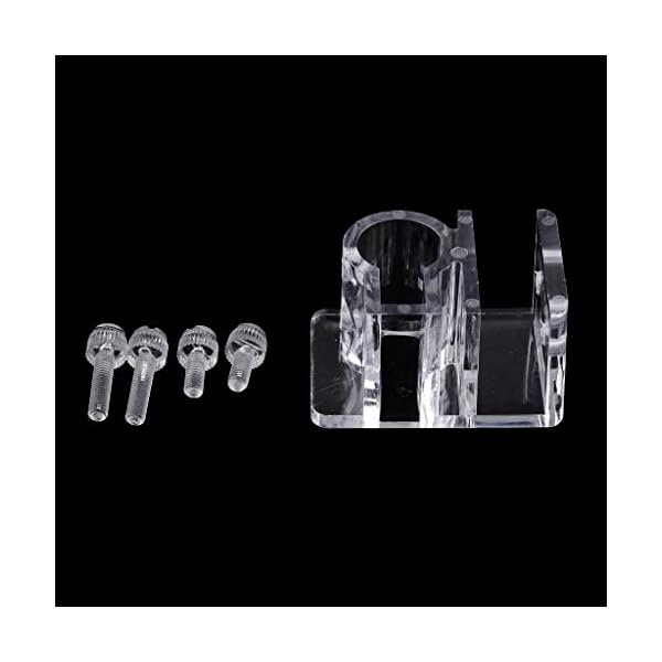 CUTICATE 2X Acquario Acquario 1,02 Pollici Diametro Tubo Tubo Flessibile Clip Gancio Gancio Acrilico