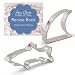 Ann Clark Cookie Cutters 2-Piece Shark Cookie Cutter Set with Recipe Booklet, Shark and Fin primary