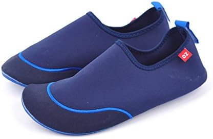 Ozkiz Grils Fashion Splash Aqua Socks Summer Water Shoes Skin Shoes Unisex Black Women Size 8