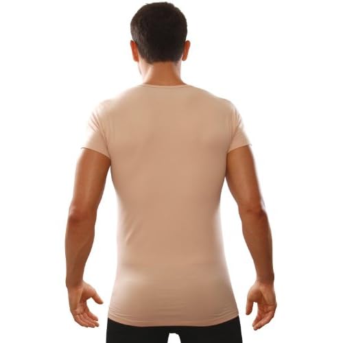 camiseta interior invisible hombre