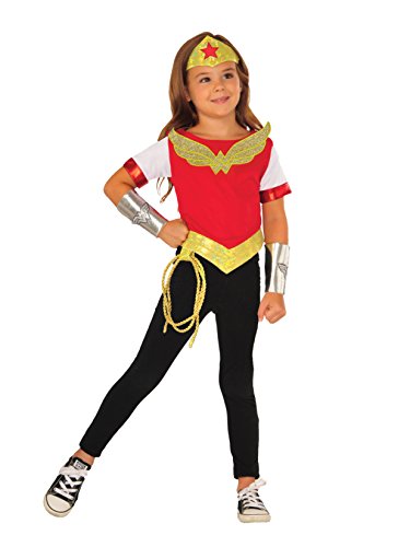 DC SuperHero Wonder Woman Dress Up Set Costume for Kids