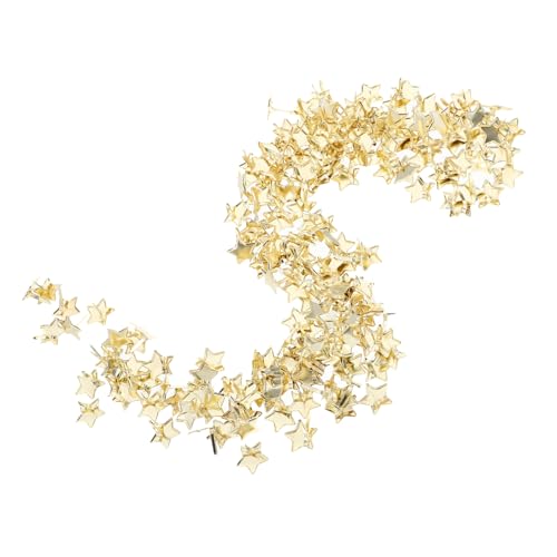 NUOBESTY 200Pcs Star Brads Fasteners for Scrapbooking Decorative Metal Craft Embellishments Golden Split Pins for DIY Projects and Cardmaking