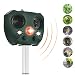 ZOVENCHI Solar Powered Ultrasonic Animal Repeller,Outdoor Waterproof with Motion Activated & LED Lights, Repel unwanted Animal: Cats and Dogs, Squirrels,Raccoons, Foxes, Skunks, Rabbit,etc.
