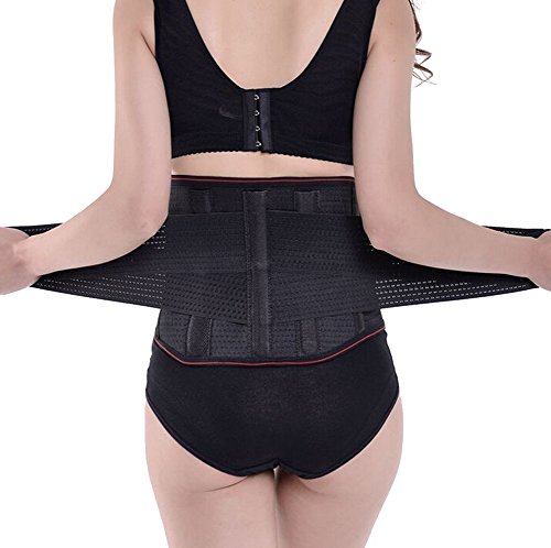 ieasysexy Waist Trimmer Slimming Belt,Professional Waist Trainer Sports Belt With Lower Back&Lumbar Supports,Postpartum Postnatal Recovery Belt,Perfect Waist Firm Compression Body Shaper For Men Women - Thumbnail 5
