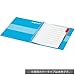 KOKUYO Campus B5 Slide Binder Notebook with 5 Tab Dividers, PP Cover, 26 Hole, 100 Sheets Capacity, Light Blue, Japan Import (RU-P334NLB)