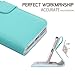 FYY for iPhone 8 Plus Case/iPhone 7 Plus Case, PU Leather Flip Wallet Phone Case with Card Holder Wrist Strap Kickstand Protective Cover for iPhone 7 Plus/8 Plus 5.5