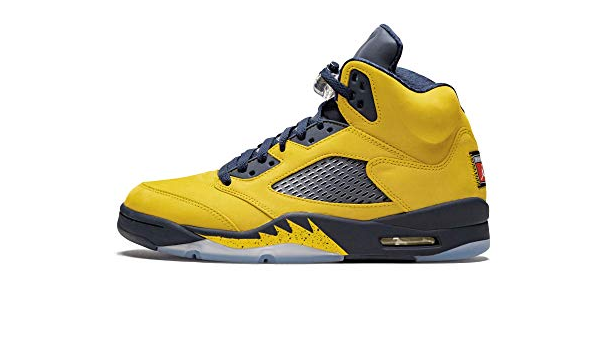 Amazon.com: Jordan Air 5 Retro Se (Armarillo/College Navy 17) : Ropa,  Zapatos y Joyería