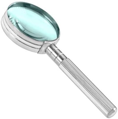 Amazon Com Super Strong Handheld Magnifier Glass 8x Magnification Health Personal Care