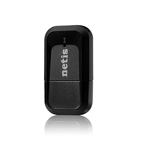 Netis WF2123 Wireless N300 Nano USB Adapter, Supports Windows, Mac OS, Linux, 2.4GHz 300Mbps, 2T2R MIMO Technology