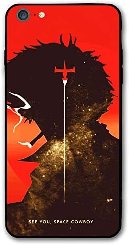 iPhone 6 Plus Case iPhone 6s Plus Case 5.5" Soft Rubber Frame and Hard PC Back Cover Cases (Space-Cowboy-Bebop)