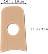 Healifty 45pc U Shape Callus Cushions Soft Foam Corn Pads Waterproof Toe Foot view 8