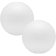 FFchuanhe 2 Pcs Craft Foam Balls 8 Inch, Polystyrene Smooth Round Balls, for Arts and Crafts Supplies School Project, Wedding, Holiday Party. White