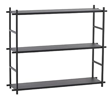 House Doctor Etagere Metal Noir Style Industriel Scandinave Simple