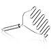 Kennedy Living 11 Kennedy Heavy Duty Stainless Steel Masher (Premium High Grade) Perfect for Potatoes, Fruits, Ground Meats and Vegetables, 1,