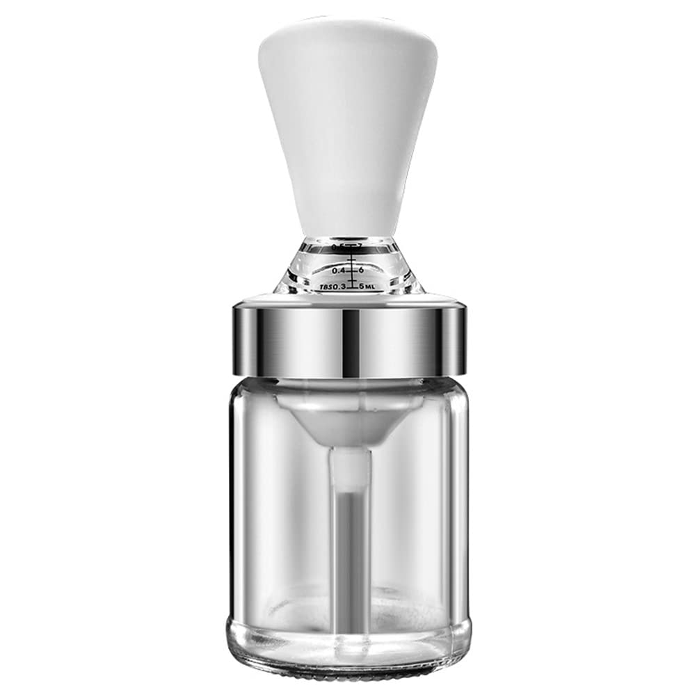 2 in 1 Oil Bottle with Silicone Brush, Squeeze Oil Bottle Brush, Kitchen Oil Bottles, Silicone Sauce Brush and Oil Dispenser Bottle, Cooking, Grilling, Baking in the Kitchen