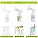 Nenesupply Compatible Pump Parts for Medela Pump In Style Breastpump PISA 2 Small 21mm Breastshield 4 Valve 8 Membrane 2 Tubing Not Original Medela Pump Parts Not Original Medela Breastshield