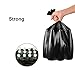 4-6 Gallon Recycled Trash Bags Biodegradable Trash Bags Compostable Garbage bags Recycling bags Degradable Waste basket Liners Bags for Bathroom Kitchen Bedroom Living Room Office (Black, 100 Counts)