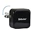 Selectec 4.8A 24W Dual USB Travel Wall Charger with SmartID Technology, Foldable Plug for iPhone iPad, Samsung Galaxy, HTC Nexus Moto Blackberry, Bluetooth Speaker Headset & Power Bank, Black
