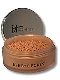 IT COSMETICS BYE BYE PORES® Tinted (TAN) Skin-Blurring Finishing Powder .095 ounce