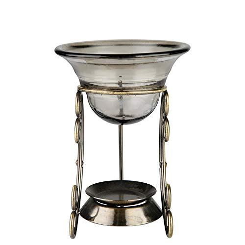 Candle Holder and Essential Oil Diffuser, Deer Shape Iron Aroma furna Burner Furnace Candle Aromatherapy Essential Oil lamp(307)