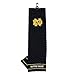 Team Golf NCAA Notre Dame Fighting Irish Embroidered Golf Towel Embroidered Golf Towel, Checkered Scrubber Design, Embroidered Logo