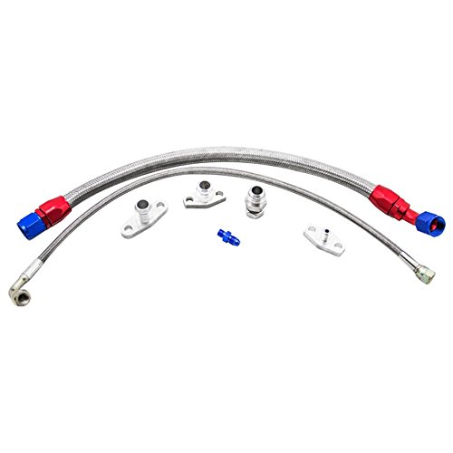 CXRacing Turbo Oil Line Feed and Drain Return Kit for 19902005 Mazda Miata NA NB 1.6L Engines