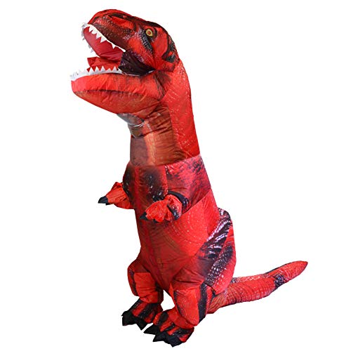 SYNCFUN Inflatable Costume Tyrannosaurus Rex TRex Dinosaur Air Blowup Deluxe Halloween Costume