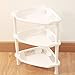 TEERFU Corner Shelf Organizer -Free Standing 3 Tier Corner Shower Shelf - Plastic Construction-Kitchen Shelf,Bathroom Organizer
