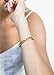 Benevolence LA Gold Bracelets for Women: Cuban Curb Chains in 14k Gold Dipped Curb Chain or Rose Gold for Charity