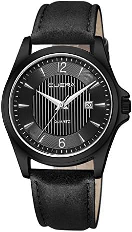 Clearance Men Watches-Boy Girls Men Women Sport Digital Case Leather Strap Analog Quartz Watch Sport Wrist Watch (A)