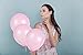 Treasures Gifted Light Pink Balloons - Pearlized Metallic, Blush Baby, Macaron, Pastel, 100 Soft Pearl Pink Nude 12 Inch Latex Balloons