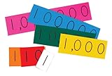 Crystal Springs Books Place Value Strips 3-6 Units, Millions, Singapore Math (402677)